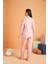 Kadın Boy Düğmeli Pijama Takımı 28055 2