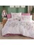 Ranforce %100 Pamuk Tek Kişilik Yorgan Seti Bahari V1 Pembe 1