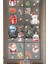 Sevimli Noel Baba, Penguen ve Ayıcık Cam Sticker Seti – Yılbaşı Pencere Süsleri Çıkartmaları 1