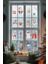 Sevimli Noel Baba, Penguen ve Ayıcık Cam Sticker Seti – Yılbaşı Pencere Süsleri Çıkartmaları 4