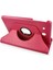 Samsung Galaxy T560 Tab E 9.7 Kılıf 360 Tablet Deri Kılıf - PEMBE-(5796) - MK001R-4O3S54 1