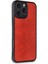iPhone 16 Pro Kılıf Aras Deri Kapak - KIRMIZI-(5796) - MK001R-4M4099 2