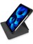 iPad 10.2 (7.nesil) Kılıf Starling 360 Kalemlikli Tablet Kılıf - SIYAH-(5796) - MK001R-4M8Q11 3