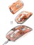 Sessiz Tıklama Çift Modlu Bluetooth ve Alıcı Şeffaf Mouse Fare - MK001R-4OADH8 1