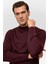Yün Akrilik Yarım Balıkçı Yaka Bordo Erkek Kazak TR2013700485 2