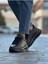 Bağcıklı Erkek Sneaker Siyah (Siyah Taban) 4