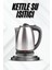 Kettle Su Isıtıcı C F Priz Uyumlu 220 - 240 V Paslanmaz Çelik Kablolu - MK001R-4OJM10 1