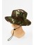 Yazlık Katlanabilir Geniş Siperlikli Kamuflaj Safari Kovboy Şapkası Unisex Fötr Bucket Balıkçı Şapka 1
