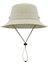 Yazlık Katlanabilir Geniş Siperlikli Bej Safari Kovboy Şapkası Unisex Fötr Bucket Balıkçı Şapka 3