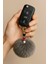 Peluş Pofuduk Ponpon Puf Gri Tüylü Üçlü Charm Ev Ofis Araba Telefon Cüzdan Çanta Anahtarlık 2