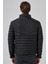 Erkek Siyah Polyester Kısa Kapitone Mont 5