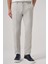 Erkek Gri Trend Pileli Slim Fit Pantolon 1