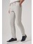 Erkek Gri Trend Pileli Slim Fit Pantolon 2