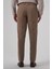 Erkek Vizon Pamuk Trend Dynamic Fit Chino Pantolon 5
