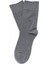 Erkek Gri Bambu Düz Desen Soket Çorap 2