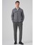 Erkek Gri Trend Kapaklı Cepli Düğmeli Hırka 4