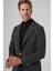 Erkek Antrasit Trend Slim Fit Mono Yaka Ceket 3