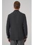 Erkek Antrasit Trend Slim Fit Mono Yaka Ceket 5