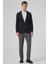 Erkek Siyah Trend Slim Fit Mono Yaka Ceket 4