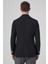Erkek Siyah Trend Slim Fit Mono Yaka Ceket 5