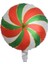 Yılbaşı Spiral Şeker Folyo Balon Parti Balonu 45 cm 2