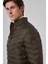 Erkek Haki Polyester Kısa Kapitone Mont 3