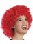Kırmızı Renk Kıvırcık Afro Bonus Peruk 3