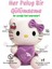 Hello Kitty Mor Peluş Oyuncak 35CM + Deri Çanta – Şık Hediye Seti 2