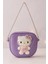 Hello Kitty Mor Peluş Oyuncak 35CM + Deri Çanta – Şık Hediye Seti 4