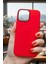 Iphone 13 Pro Max Uyumlu Kılıf Kırmızı Renk Darbe Emici Yumuşak Silikon Kapak 1