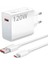 Xiaomi Uyumlu 120W Watt Turbo Ultra Hızlı Şarj Aleti Seti Usb- Type-C Kablo ve Adaptör Şarj Seti 1