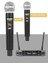 LV-502EE Uhf Dijital 2X24 Kanal Çiftli El Telsiz Kablosuz Mikrofon 2