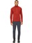 Nexus Pull-On Outdoor Erkek Baselayer Sweatshirt S - Kırmızı 4