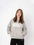 Unisex Oversize Kapüşonlu Baskılı Logo Sweatshirt 1