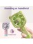 Oyuncak Ayı Koleksiyonu Karikatür Mini Fan USB Şarj Edilebilir Taşınabilir El Fanı (800MAH)(YEŞİL) 7