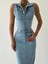 Meldia Jean Sıfır Kollu Elbise 6