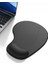 Bilek Destekli Ergonomik Kaymaz Taban Mouse Pad, Masa Pedi Siyah 1
