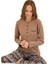 Mina Collection Kadın Pijama Takımı Uzun Kollu Yumuşak Dokulu Esnek ve Rahat Ev Giyim S/2xl 1