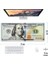 Dolar Baskılı Oyun Gaming Klavye Mouse Pad Masa Matı 70X30 cm 2
