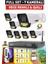 7 Kameralı 1080P Fullhd 5mp Lensli 9 LED Renkli Gece Görüşlü Güvenlik Kamerası Seti - 320GB 1
