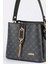 361 Kadın Omuz Çantası Siyah Baskılı 2