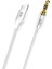 Linktech A586 Type-C - 3.5mm Aux Kablo 1mt Beyaz 3