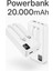 Powerbank 20.000 Mah | 22.5W Pd Hızlı Şarj | LED Göstergeli | Dahili Kablo | Type-C & Ios Uyumlu 1
