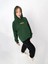 Unisex Oversize Kapüşonlu Yeşil Baskılı Farklı Sweatshirt 6