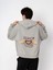 Unisex Oversize Kapüşonlu Baskılı Gülümseyin Sweatshirt 2