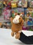 Peluş 25 cm El Kuklası Kahverengi At Kukla 1
