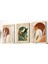 3 Parça Çerçeveli Dekoratif Boho Ahşap Tablo Seti, Ev Dekoru Bestablo 3