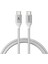 100W 5A Pd Type-C To Type-C Hızlı Şarj ve Data Kablosu Beyaz 1 Metre 1