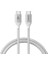 100W 5A Pd Type-C To Type-C Hızlı Şarj ve Data Kablosu Beyaz 1 Metre 2