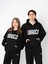 Unisex Oversize Kapüşonlu Baskılı Logo Sweatshirt 1